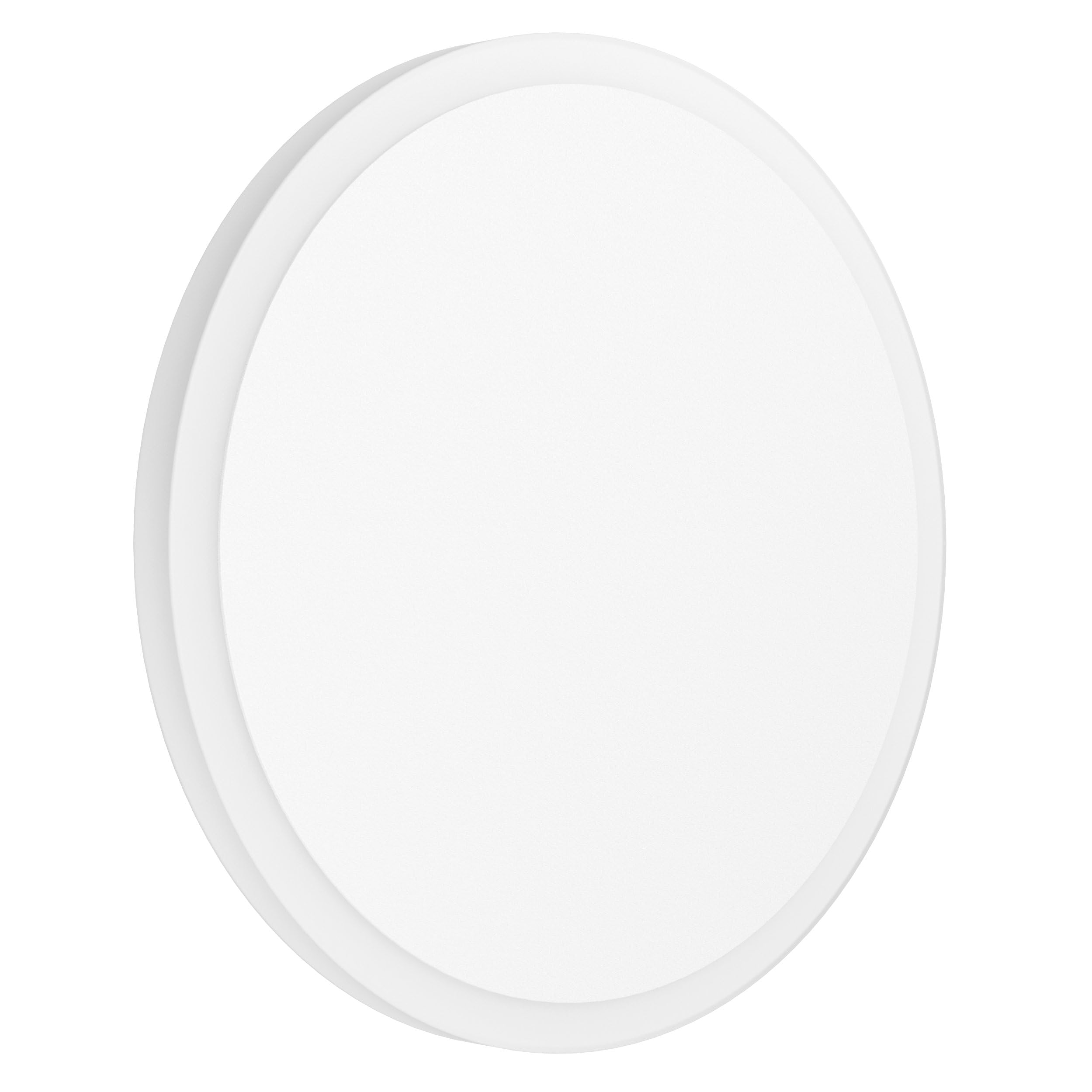 EGLO Mongodio 1 LED Ceiling Light, 1-Bulb Wall Light, Ceiling Light Made of Steel and Plastic in White, Living Room Lamp, Warm White, Diameter 20 cm