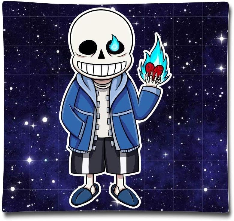 dingjiakemao Customize Funny Throw Pillow Covers Case Undertale Sans Cushion Pillowcase 1818 Inch for Home,Indoor,Bed,Garden,Car,Office Decoration