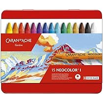 Caran D'ache Neopastel Oil Pastels Set Of 24 (7400.324) : Amazon
