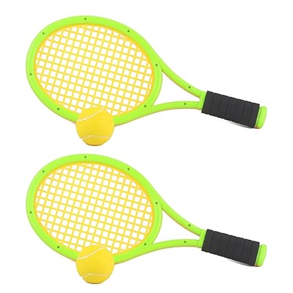 mecotech – Raqueta de tenis infantil, 1 par niños Raqueta de tenis raqueta de bádminton