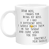Pawfect House Funny Gifts for Coworker, Thank You Gifts for Boss From Employee, Coworker Coffee Mug, Best Boss Funny Cups, Thanks For Being My Bosses Mug, Christmas White Elephant Gift