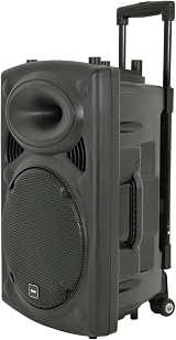 QTX QR12PA Powerful Portable PA with 2 Wireless Mics, Battery 8h view 1