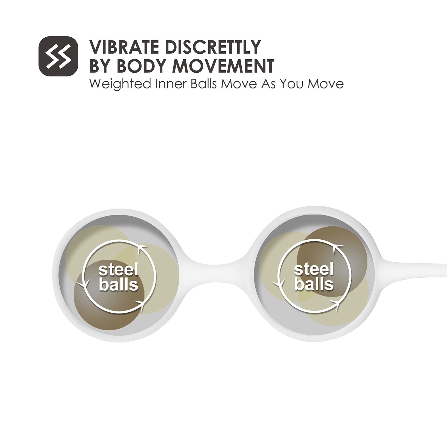 Kegel Balls for Beginner - Nalone Ben Wa Balls Kegel Exercise Weights Kit for Women to Tone and Strengthen your Pelvic Floor Muscle - Metal and Medical Silicone