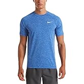 Nike Men's Dri-FIT UPF 40+ Hydroguard Swim Tee (US, Alpha, Small, Regular, Regular, Game Royal)