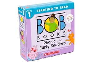 Bob Books - Phonics for Early Readers Box Set of 12 Paperbacks | Decodable Phonics Books, Ages 4 and up, Kindergarten (Stage 