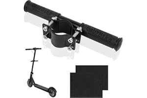 Ainiv Electric Scooter Handlebar for Kids, Child Safe Handrail, Adjustable Children's Handle Grip, Aluminum Alloy Armrest Handle Bar for Xiaomi Mijia M365 Electric Scooter Skateboard Accessory Parts