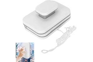 TASUNTE Magnetic Windshield Cleaner Tool, Magnetic Double-Sided Window Cleaner with Anti-Falling Rope for Glass Thickness 3-5 Inch, Adjustable Magnetic Windshield Cleaner for Home Windows and Car Glazed