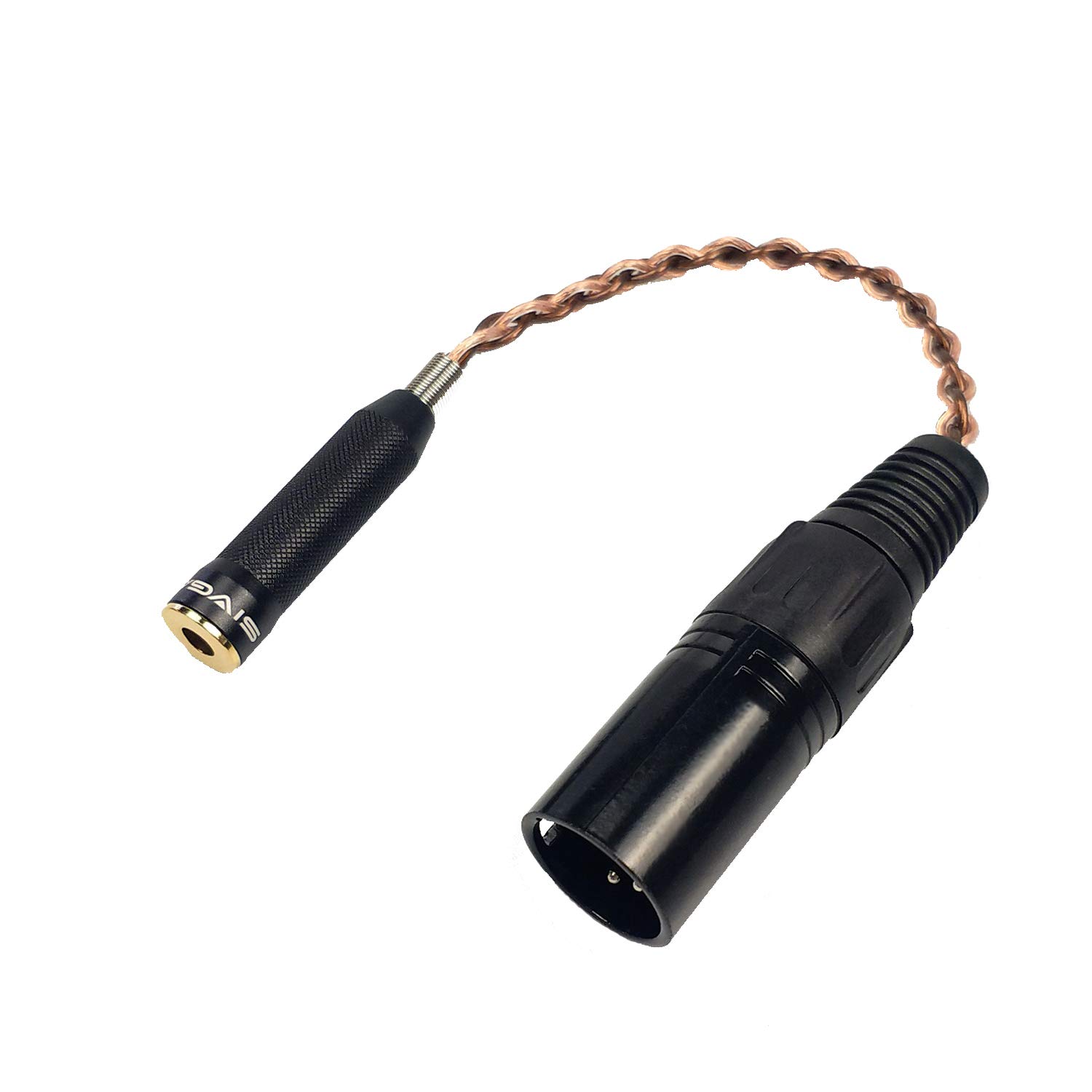 SIVGA P-Ⅱ Replacement 6N OCC 4 PIN XLR Male to 4.4MM Female Headphone Audio Adapter