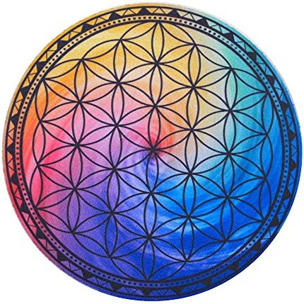 Legacystraps Flower of Life Sacred Geometry Grid- 5” Mini Metaphysical Reike Crystal Healing Grid(Crystals NOT Included)