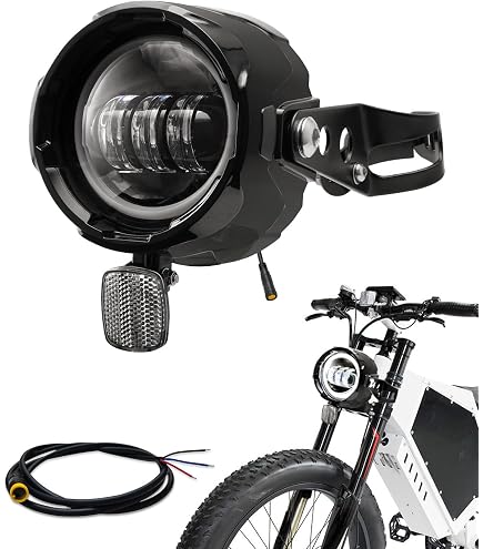 Amazon.com : YIBEICO Headlight Kit for Super 73 S2, 60W/8000LM LED