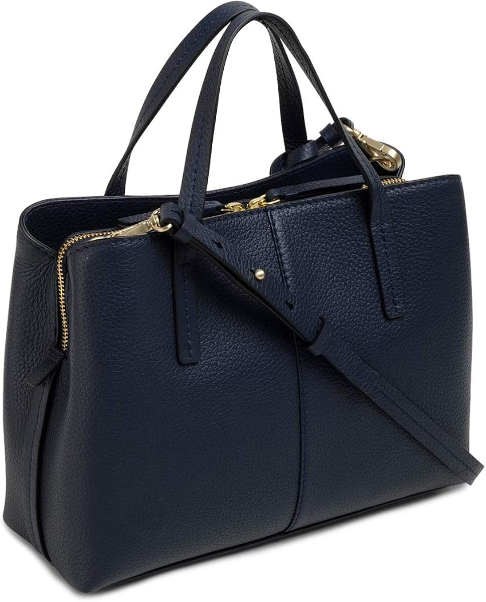 Dukes Place Weave Emboss Medium Zip Top Satchel – On Sale Now with