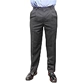 KIRKLAND Signature Men's Pleated Italian Wool Dress Slacks