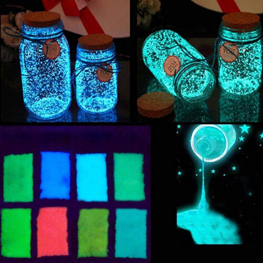 UpBeauty Glow in The Dark Luminous Beautiful Fluorescent Sand Wishing Bottle Decoration Paintings