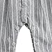 FEESHOW Baby Boys' Cotton Formal Gentleman Romper Vest with Bow-tie Outfit Set Gray 9-12 Months