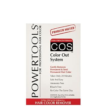 Powertools Cos Color Out System Kit Permanent Hair Color Remover 4 Oz Hc 32717