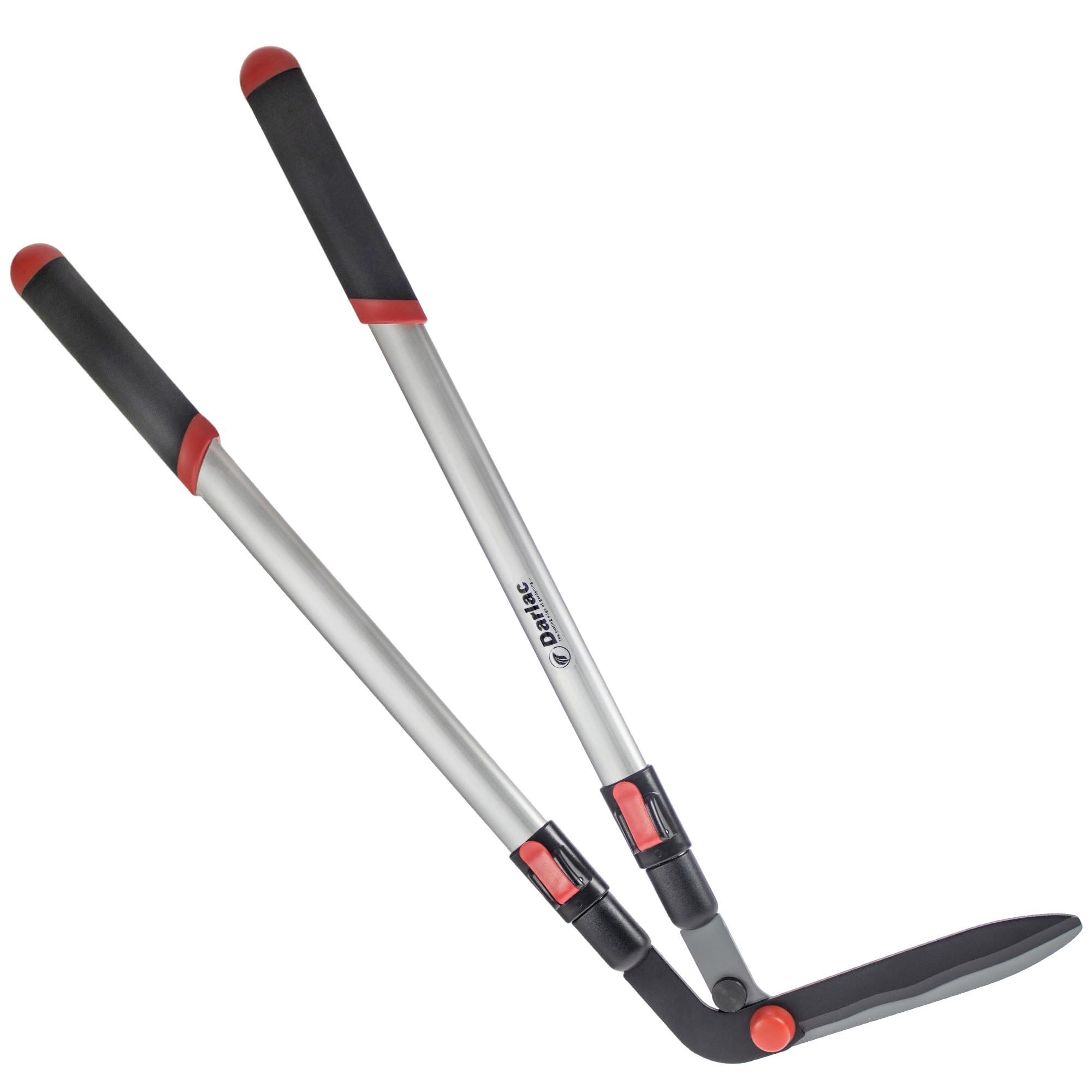 Darlac Telescopic Edging Shear, Adjustable Lawn Edging Shears for Gardens, Telescopic Handles 600-1080mm, Lawn and Grass Edge Trimming, Ref. DP812, Lightweight Design with Flip-Lok Extension System