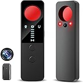 DQKK Hidden Camera Detectors - Bug Sweeper Detector and Camera Detector - RF Detector Spy Camera Finder for Travel, Hotels, Home, Office and Car - Black