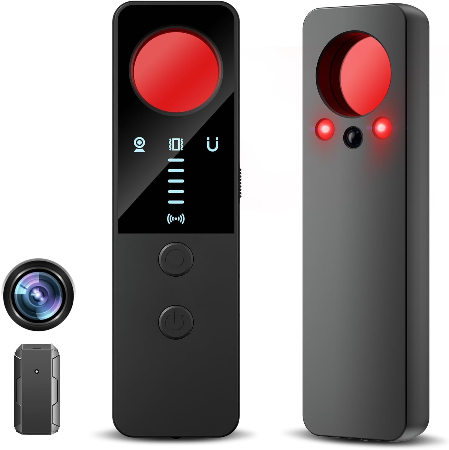 Photo 1 of DQKK Hidden Camera Detectors - 2025 Upgraded GPS Tracker Detector - Bug Sweeper Detector and Camera Detector - RF Detector Spy Camera Finder for Travel, Hotels, Home, Office and Car - Black