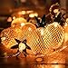 Elfeland Pineapple String Lights, 20 LED 7.2FT Fairy String Lights Battery Powered for Home Wedding Party Bedroom Birthday Decoration (Warm White)