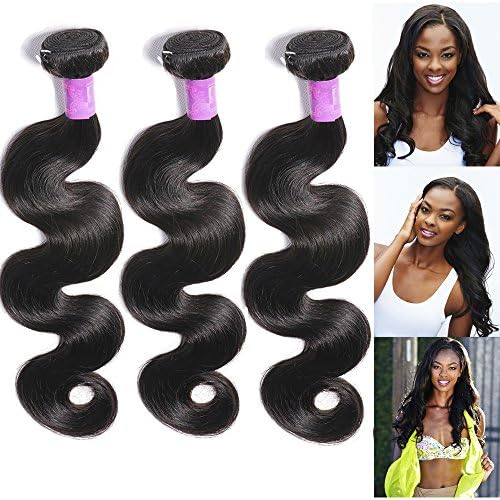 Jif Hair 8A Brazilian Weave Weft Virgin Hair Body Wave 3 bundles deals 100% Unprocessed real cheap Human Hair Extensions Natural Color 100g/pc (8 10 12)
