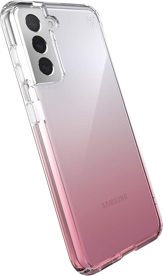 Amazon Com Speck Products Presidio Perfect Clear Ombre Samsung Galaxy S21 5g Case Clear Vintage Rose Fade