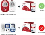 sinocare Safe AQ Blood Glucose Test Strips 100 pcs No Lancing Device view 4