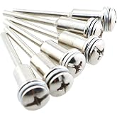 CXMTECH 6PCS 1/8 Inch Shank Mandrel Cutting Wheels High Speed Steel Mandrel Holder Compatible with Rotary Tool Attachment Drills for Cutting Discs