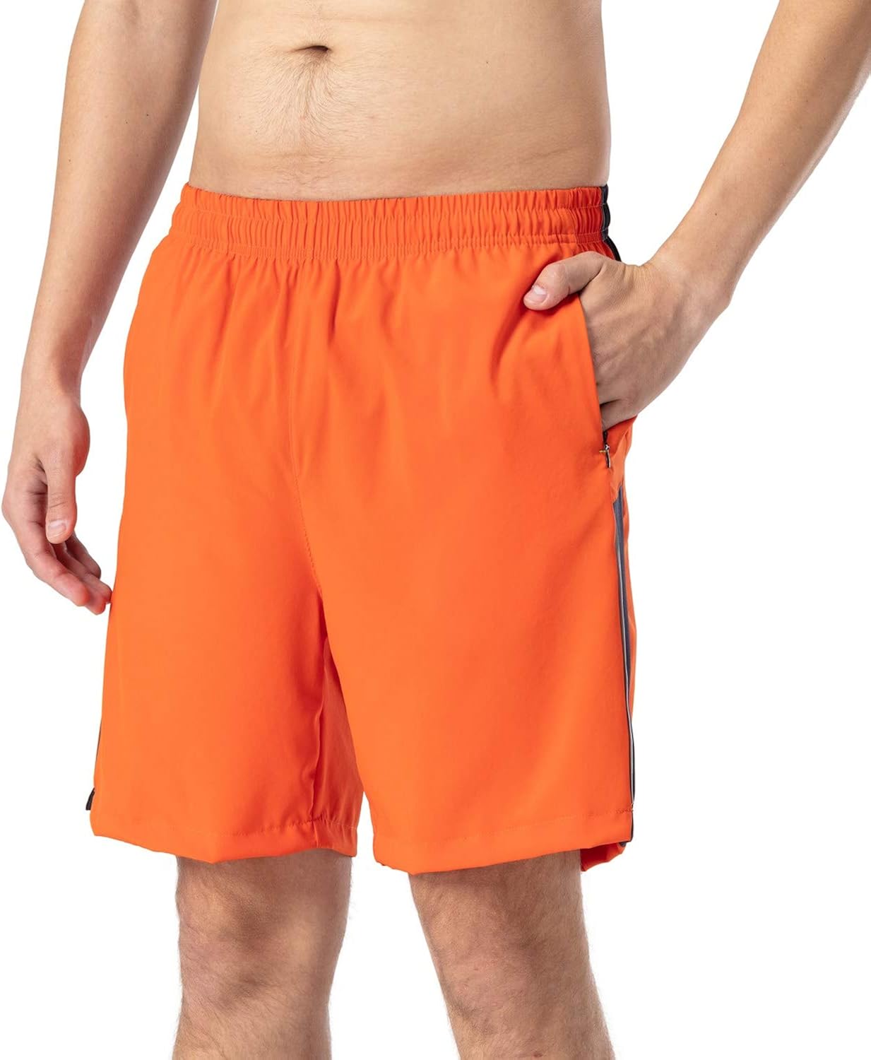 Rdruko Men's Workout Running Shorts Quick Dry Lightweight Gym Shorts with Mesh Liner: Clothing