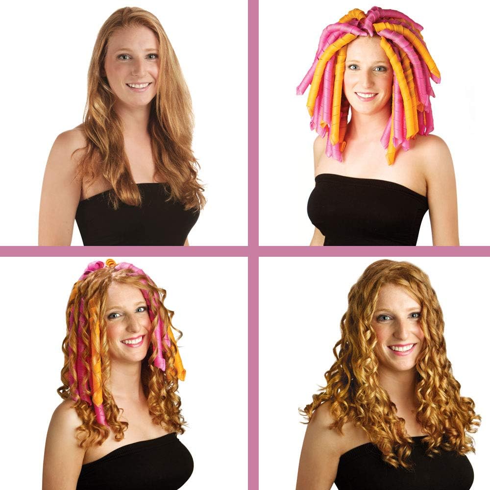 Curlformers Hair Curlers Spiral Curls Styling Kit 40 No Heat Hair