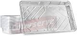 Caterserve Aluminium Foil Trays 32x20x3.3cm 10 Pack Catering Containers view 1