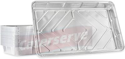 Caterserve Aluminium Foil Trays 32x20x3.3cm 10 Pack Catering Containers