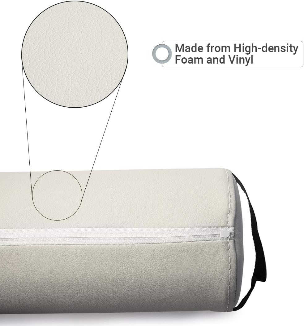 ForPro Full Round Bolster, Crème, Oil and stain-resistant, for Massage and Yoga, 6” R x 26” L : Massage Table Pads : Health & Personal Care