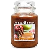 Goose Creek Scented Candles Apple Cider Large Jar Candle Great Fragrance 24 oz