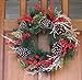 The Wreath Depot Somerset Winter Red Berry Wreath 24 Inch, Full Artificial Winter Wreath Design, Beautiful White Gift Box