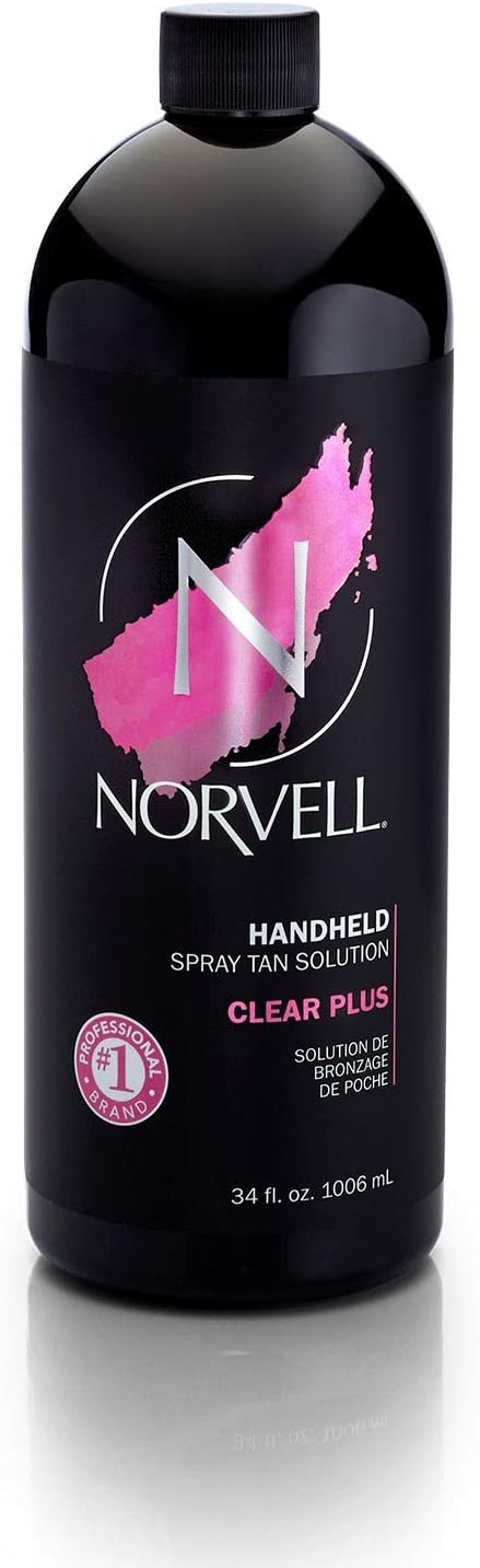 Norvell Premium Sunless Tanning Solution - Clear Plus, 1 Liter
