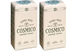 CÓSMICO Yerba Mate COSMICO, 2.2 lb, 1 KILO (pack of 2), Premium Loose Leaf Argentine Tea, Gluten-Free, Large Leaf Low Dust Brew, Clean Energy