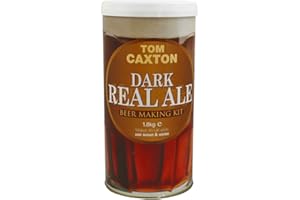 BFYSYO Muntons Beer Ingredient Kit - Tom Caxton Dark Real Ale - Indulge in the Finest Dark Ale for Cozy Moments (1.8 kg | 3.9 Lb)