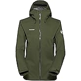 Mammut Womens Outdoor Hardshell Hooded Jacket, Waterproof and Breathable Rain Shell for Hiking and Everyday