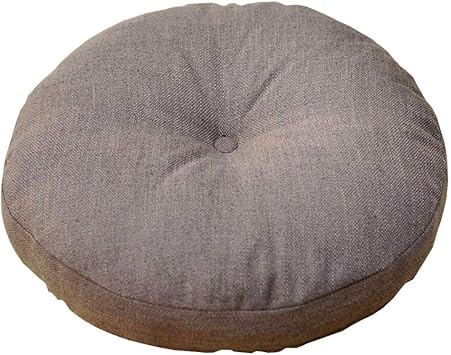Coussin De Sol Rond En Lin Epais Housses Pour Mobilier De Jardin