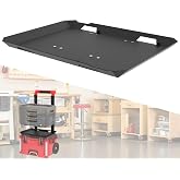 DITKOK Metal Mounting Base for ToughBuilt StackTech, Fits Milwaukee Packout | Tool-free Installation | Rugged Metal Construction | Stable Anti-Wobble Design | Stacking Adapter for Milwaukee Packout