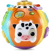 VTech Baby On-the-Moove Activity Ball with Textures, Orange