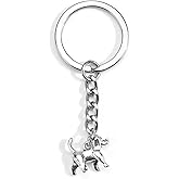 SHTALHST Dog Keychain Cute Dog Keychain Gift for Pet Lovers King Charles Spaniel Key Chain for Women Gift