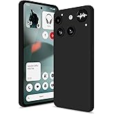 Btstring Case for Nothing Phone 3, Soft Silicone Case with Upgraded Camera Protection, Shockproof Slim Case Cover with Anti-Scratch Microfiber Lining, Black