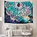 JAWO Mandala Wall Tapestry Abstract Ancient Geometric with Star Field and Colorful Galaxy Wall Hanging Tapestry Blanket for Bedroom Living Room Dorm Wall Decor Art Tapestry Bedspread 71x60 inches