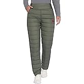 Little Donkey Andy Women's Puffer Pants Lightweight Warm Puffy Quilted Pants Winter Snow Ski Trousers