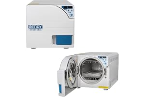 OUBO Mini Lab Euipment Autoclave Steam 18L 110V Drying Function High Pressure Temperature Steam Digital Screen Dual Control Door Lock Class N JCH-18