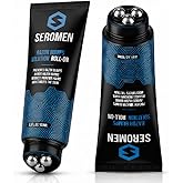 Seromen Razor Bump Treatment for Men – 3.5 fl oz Roll-On Serum for Face and Body Ingrown Hair and Razor Burn Solution, Soothes Skin, Calms Irritation, Made in USA