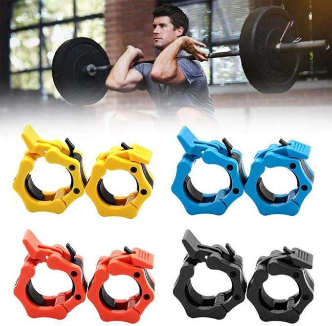 YXXERSHI 2PCS 20mm Spinlock Collars Barbell Collar Lock Dumbell Clips