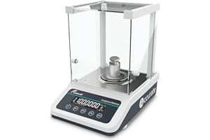 JOANLAB 0.1mg x220g Digital Analytical Balance Auto-Internal Calibration Lab Precision Balance Scale with RS232 Serial Port
