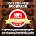 Beard Comb and Brush Set - Men's Wooden Beard Shaping Tool - Perfect Facial Hair Grooming Kit, Exclusive Moustache, Goatee & Neckline Shaving Accessory, Symmetry & Styling, Unique Brush Kit, Shaper